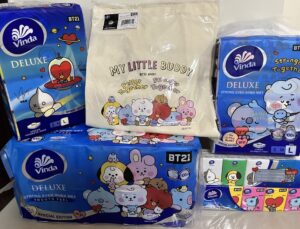 BT21柄のグッズ
